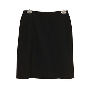 Land’s End Outfitters Basic Black Wool Blend Skirt 2